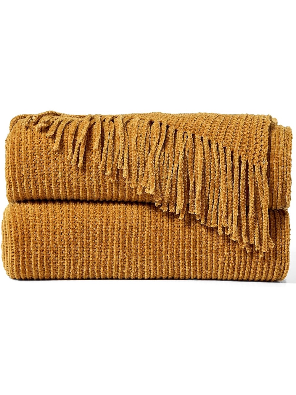 New Open Box 50x60 Brown Throw Blanket 4 Couch Bed,Fall Home Soft Chunky x-Thick